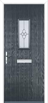 1 Square Finesse Composite Front Door in Anthracite Grey