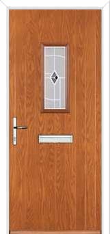 1 Square Murano Composite Front Door in Oak