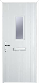 1 Square FD30s Internal Composite Fire Door in White
