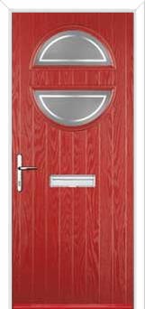 Circle Enfield Composite Front Door in Red
