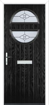 Circle Finesse Composite Front Door in Black