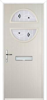 Circle Murano Composite Front Door in Cream