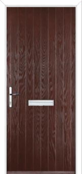 Cottage Composite Front Door in Darkwood