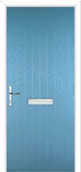 Cottage Composite Front Door in Pastel Blue