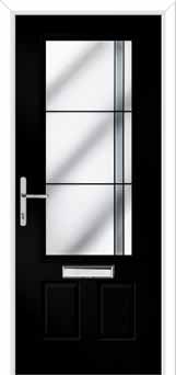 Gleneagles Aurora Composite Front Door in Black