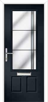 Gleneagles Aurora Composite Front Door in Anthracite Grey