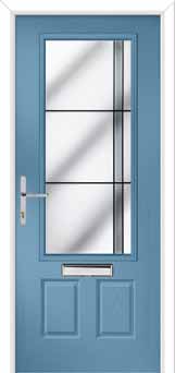 Gleneagles Aurora Composite Front Door in Pastel Blue