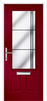 Gleneagles Aurora Composite Front Door in Red
