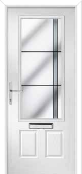 Gleneagles Aurora Composite Front Door in White