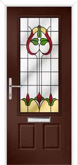Gleneagles Beaumont Composite Front Door in Darkwood