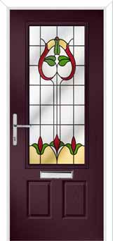 Gleneagles Beaumont Composite Front Door in Purple Violet