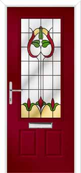 Gleneagles Beaumont Composite Front Door in Red