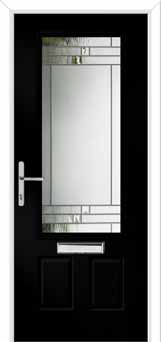 Gleneagles Horizon Composite Front Door in Black