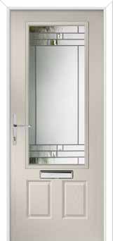 Gleneagles Horizon Composite Front Door in Cream