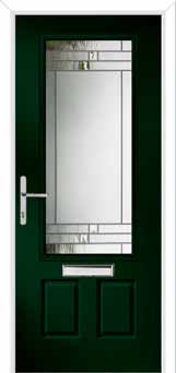 Gleneagles Horizon Composite Front Door in Green