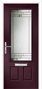 Gleneagles Horizon Composite Front Door in Purple Violet