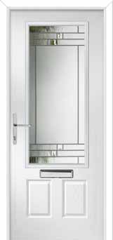 Gleneagles Horizon Composite Front Door in White