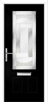 Gleneagles Havana Composite Front Door in Black Brown