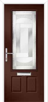 Gleneagles Havana Composite Front Door in Darkwood