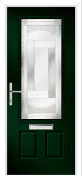 Gleneagles Havana Composite Front Door in Green
