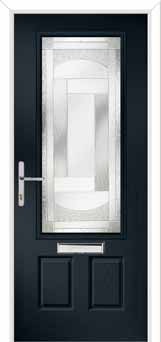 Gleneagles Havana Composite Front Door in Anthracite Grey