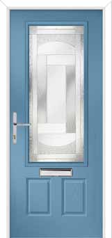 Gleneagles Havana Composite Front Door in Pastel Blue