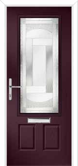 Gleneagles Havana Composite Front Door in Purple Violet
