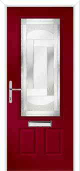 Gleneagles Havana Composite Front Door in Red