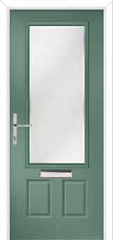 Gleneagles Kensington Composite Front Door in Chartwell Green