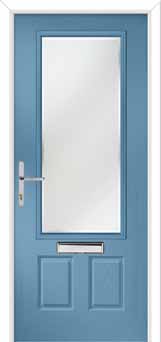Gleneagles Kensington Composite Front Door in Pastel Blue