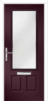 Gleneagles Kensington Composite Front Door in Purple Violet