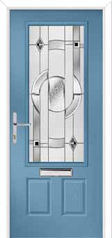 Gleneagles Modena Composite Front Door in Pastel Blue