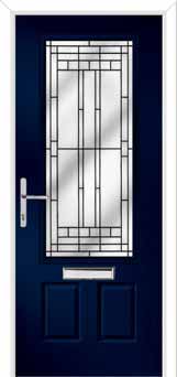 Gleneagles New Orleans Composite Front Door in Blue