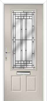 Gleneagles New Orleans Composite Front Door in Cream