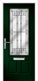 Gleneagles New Orleans Composite Front Door in Green