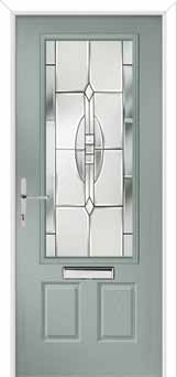 Gleneagles Reflections Composite Front Door in Agate Grey