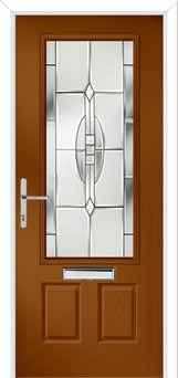 Gleneagles Reflections Composite Front Door in Oak