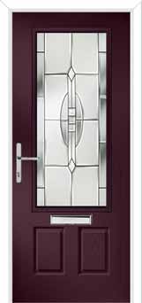 Gleneagles Reflections Composite Front Door in Purple Violet