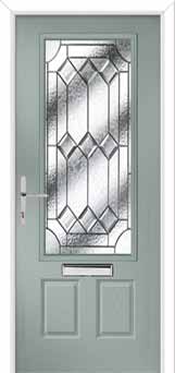 Gleneagles Simplicity Composite Front Door in Agate Grey