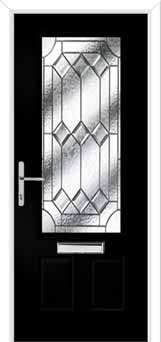 Gleneagles Simplicity Composite Front Door in Black Brown