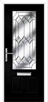 Gleneagles Simplicity Composite Front Door in Black