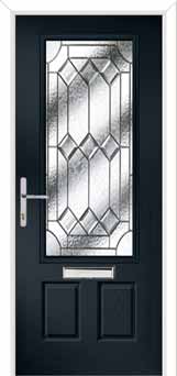 Gleneagles Simplicity Composite Front Door in Anthracite Grey