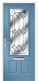 Gleneagles Simplicity Composite Front Door in Pastel Blue