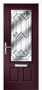 Gleneagles Simplicity Composite Front Door in Purple Violet