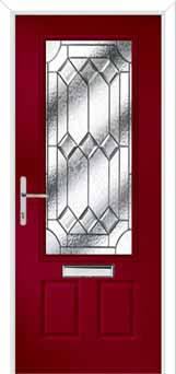 Gleneagles Simplicity Composite Front Door in Red