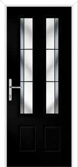 Oulton Aurora Composite Front Door in Black