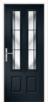 Oulton Aurora Composite Front Door in Anthracite Grey