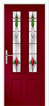 Oulton Beaumont Composite Front Door in Red