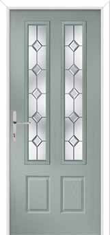 Oulton Crystal Diamond Composite Front Door in Agate Grey