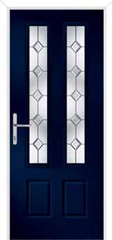 Oulton Crystal Diamond Composite Front Door in Blue